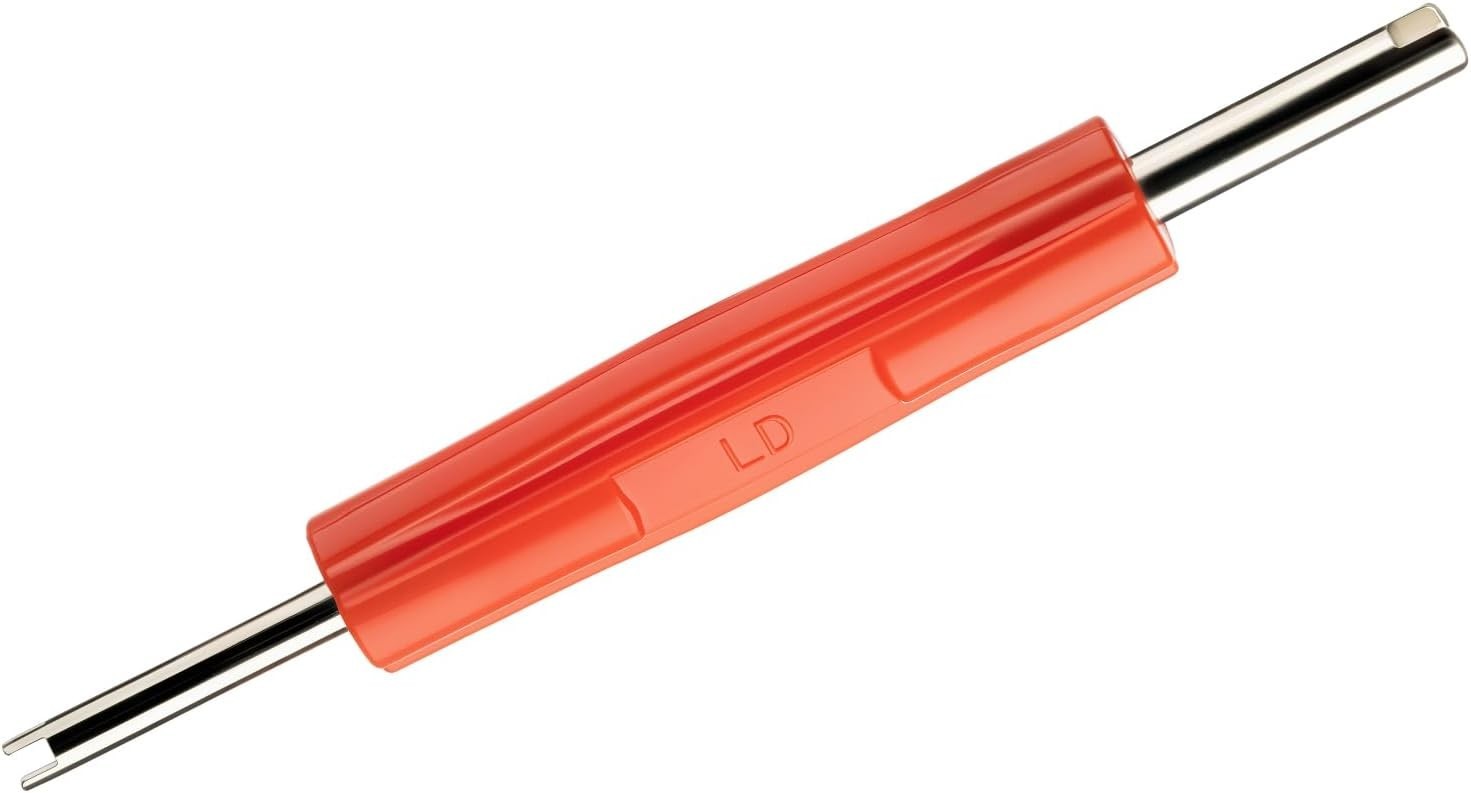 Versatile A/C and Tire Valve Core Remover Tool with Dual Heads – Lightweight