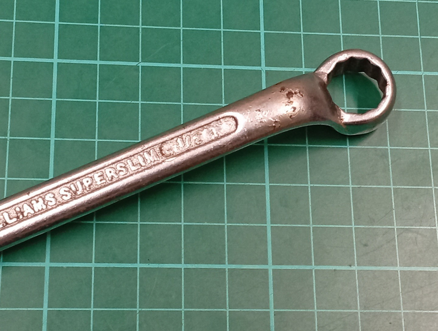 Williams Superslim, 7/16″ x 1/2″ AF Offset Ring Spanner, Made In England