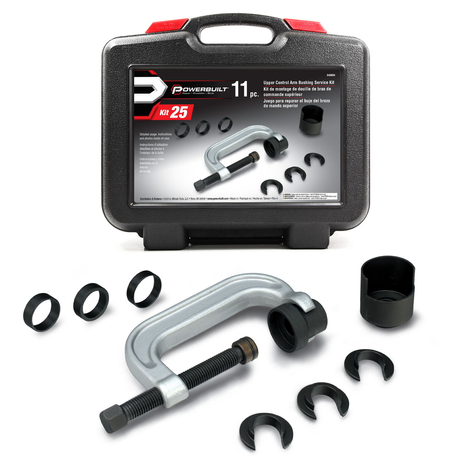 Powerbuilt Upper Control Arm Bushing Service Set – 648604