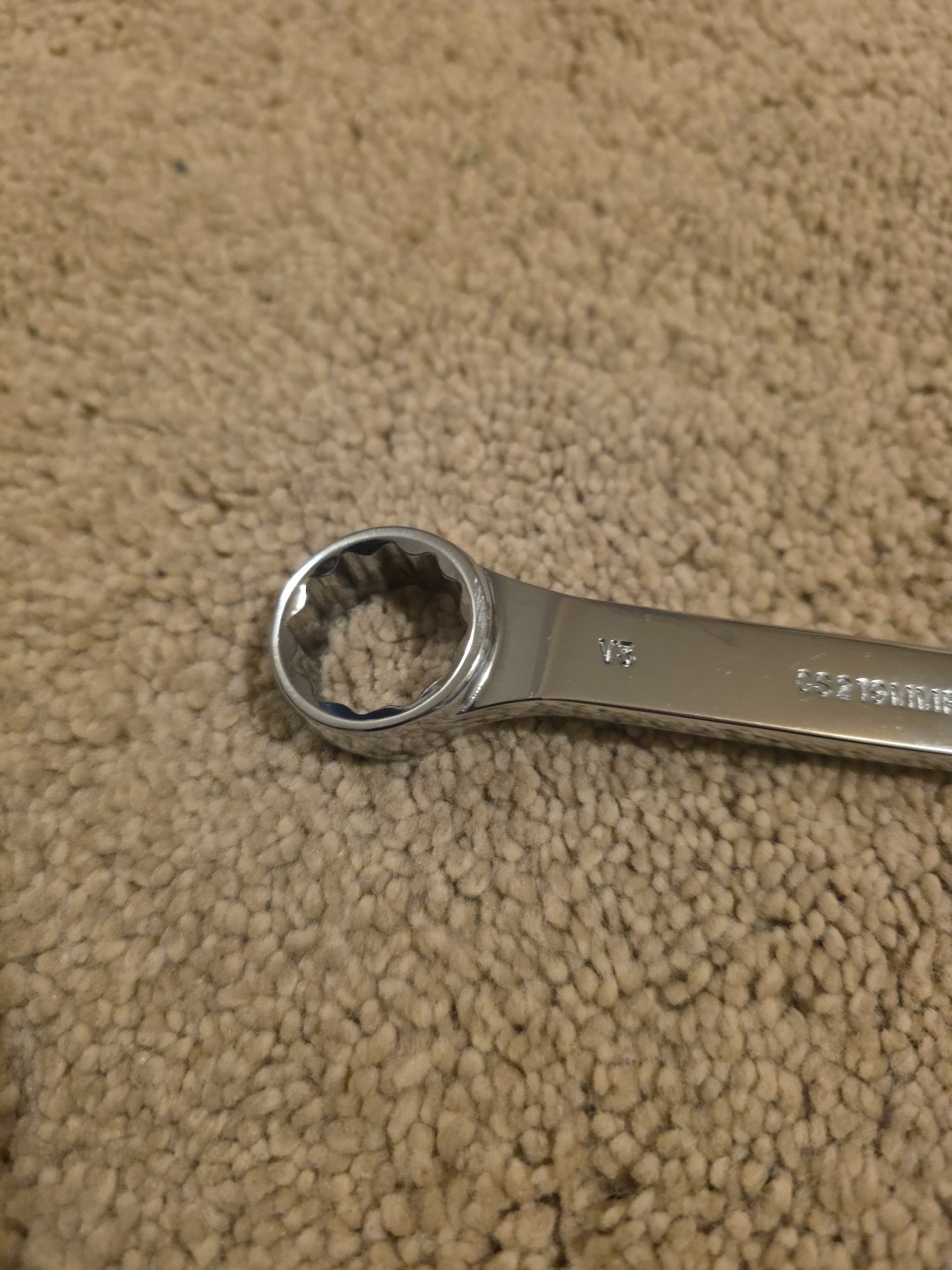 MAC Tools USA CS219MMR 19mm 12 Pt Stubby Chrome Combination Wrench Spanner