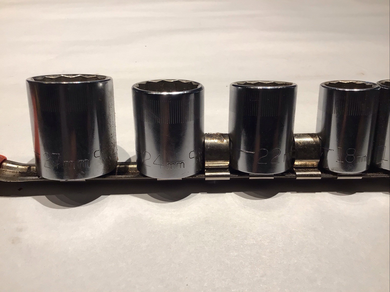 Craftsman 1/2 Drive Metric 12 Pt Sockets 10-27mm Lot Of 11