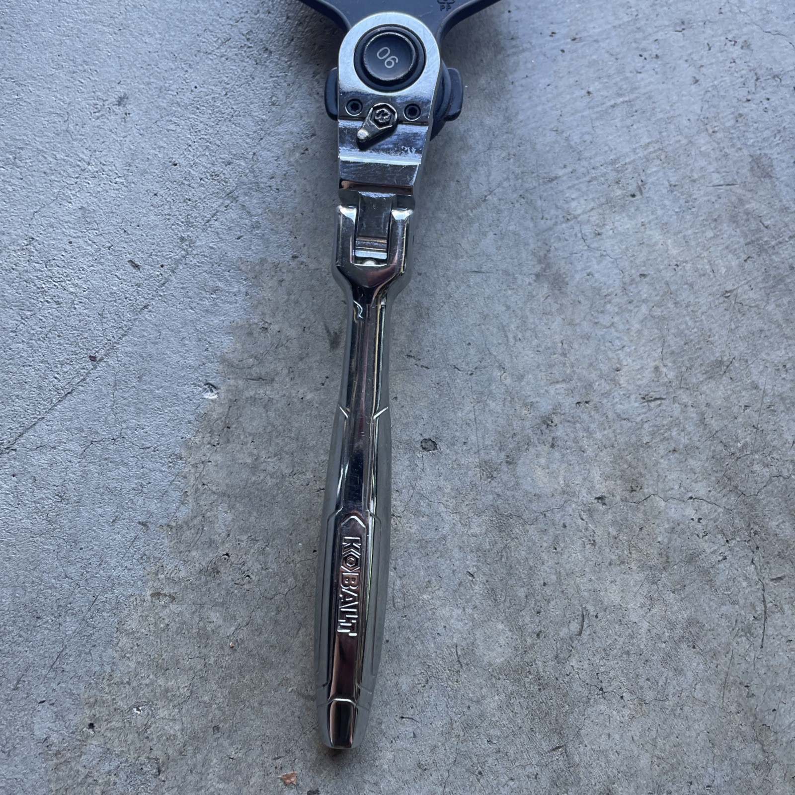 New Kobalt 1/4” Drive Flex Head Pro 90 Ratchet!! 81746 ~ 3108329