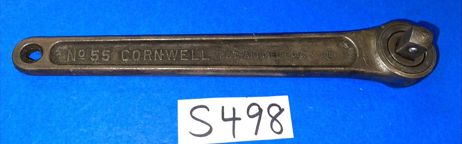 CORNWELL TOOLS VINTAGE 1/2 DRIVE RATCHET NO 55 SHIPPING INCLUDED