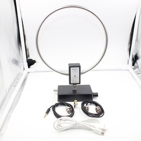 Stainless Steel Loop Antenna for Shortwave and Mediumwave Radio Reception