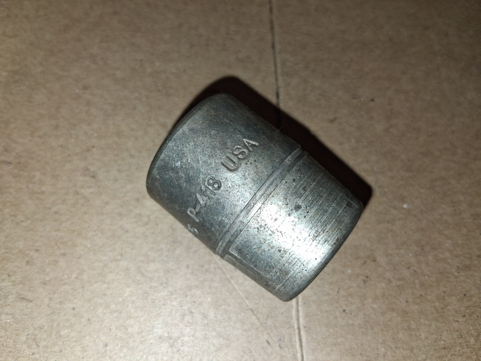 Vintage Snap On P418 9/16” Double Square impact Socket 1/2” Drive USA