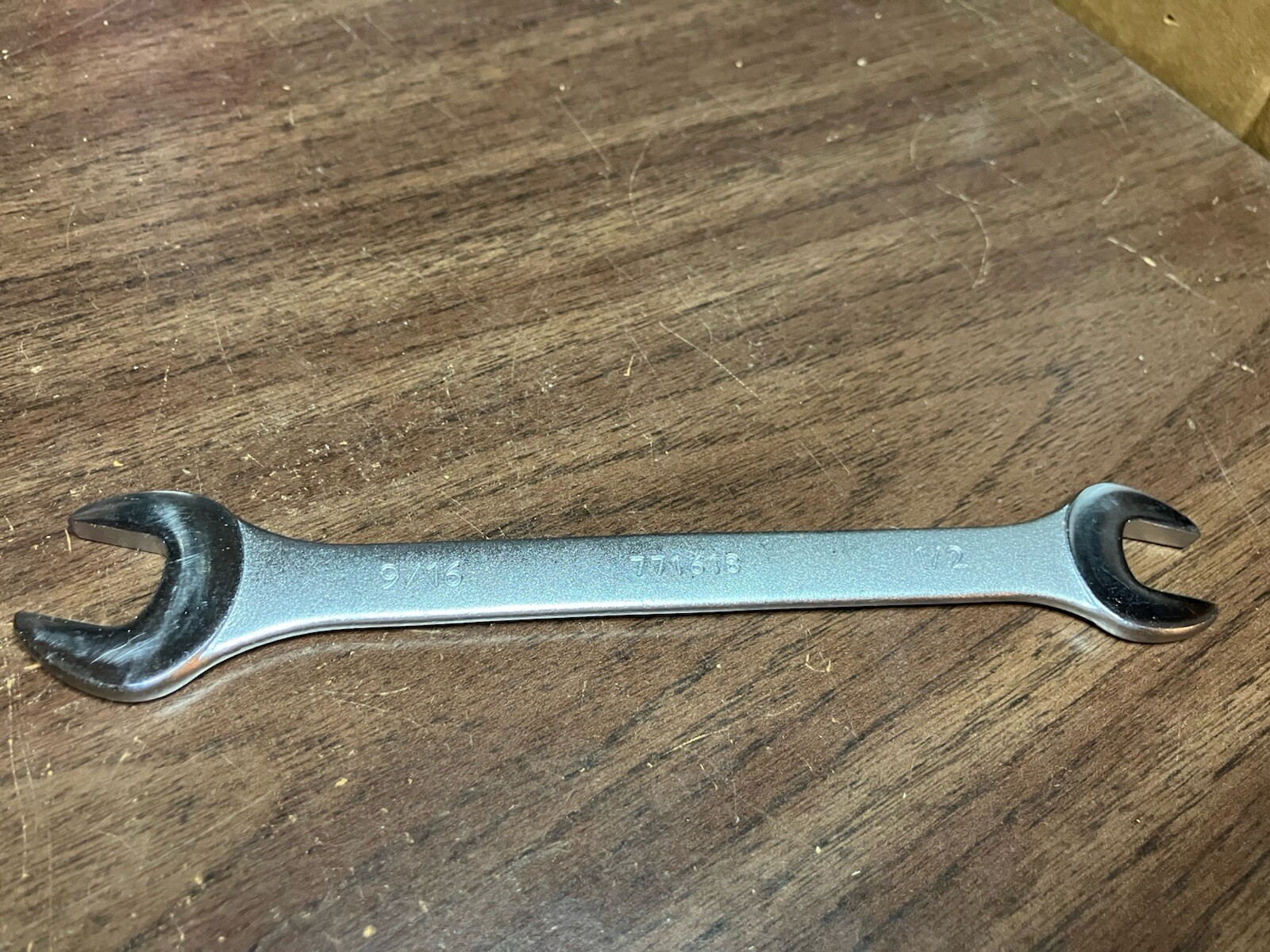 Genius Tools 1/2 x 9/16″ Open End Wrench 771618