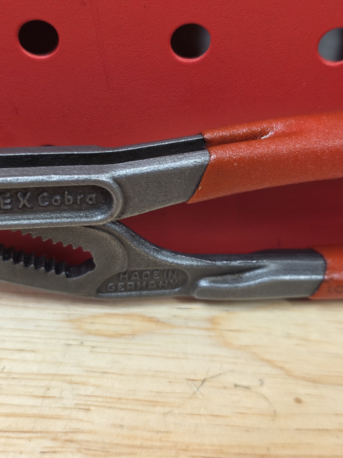 Matco Tools PC7 Knipex Cobra Pliers Red Grips 7-1/4” Long Germany