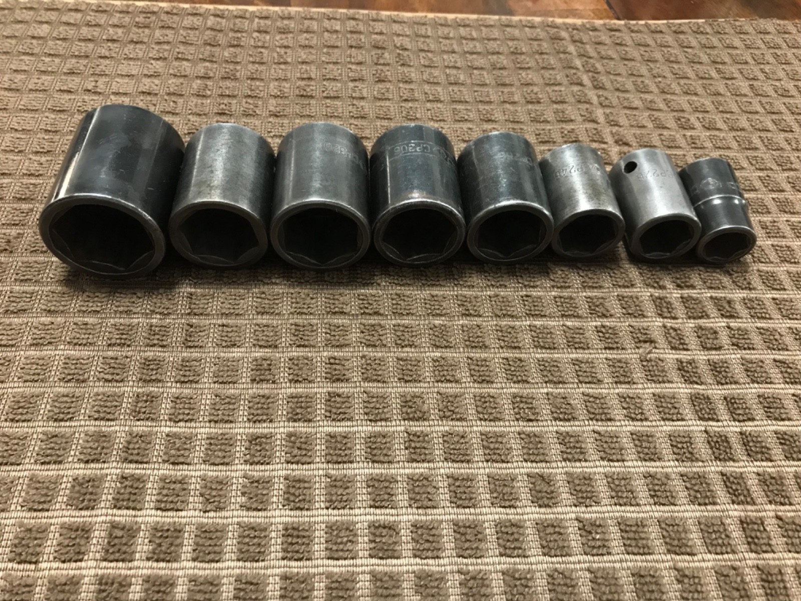 8 Pc Matco Tools Professional 1/2″ Dr 6 Pt Impact 9/16 – 1-1/8″ Socket CP Series