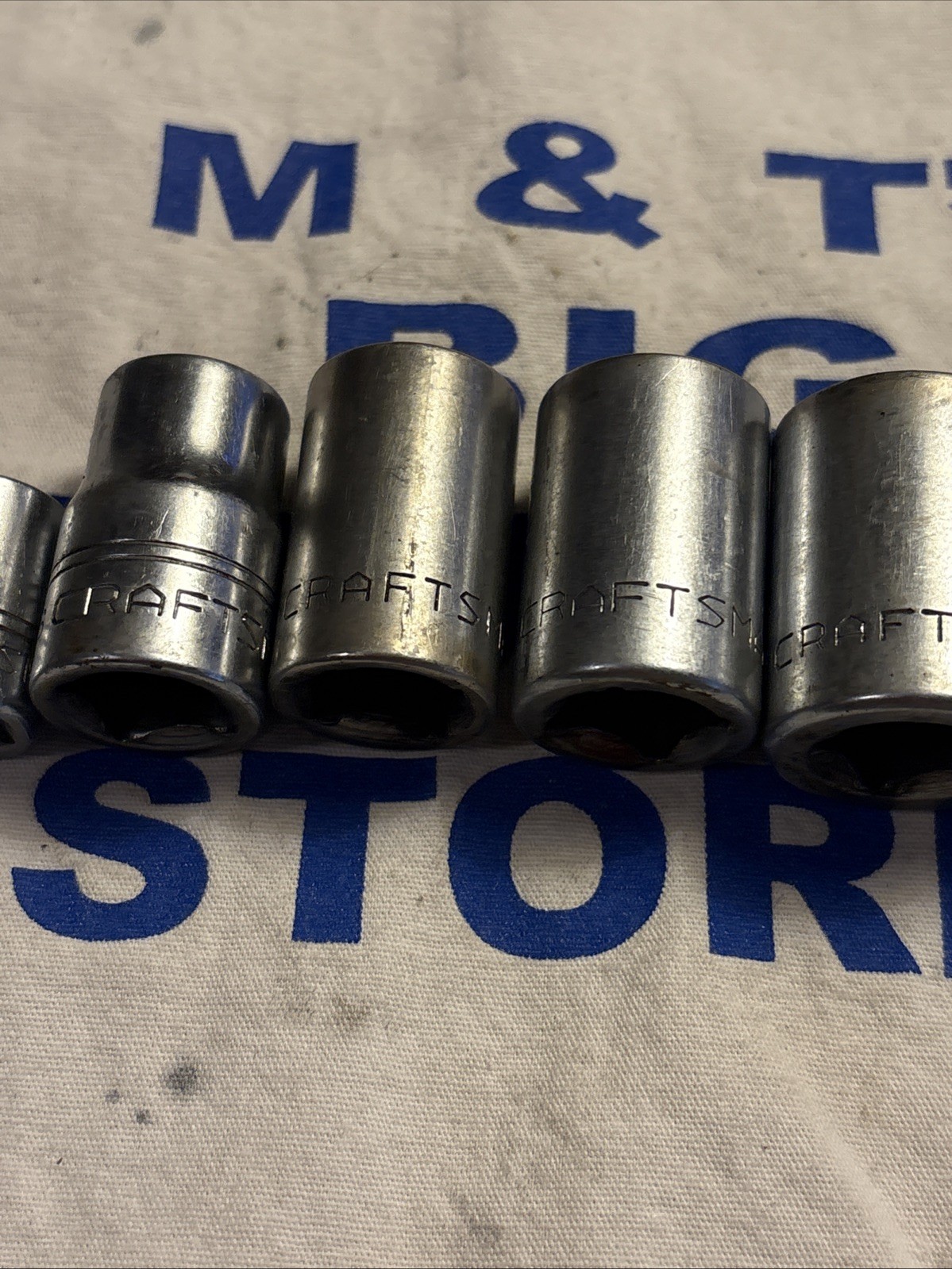 Craftsman USA 3/8″ & 1/2″ Drive 9pc Double Square Socket Set 1/4″-3/4″