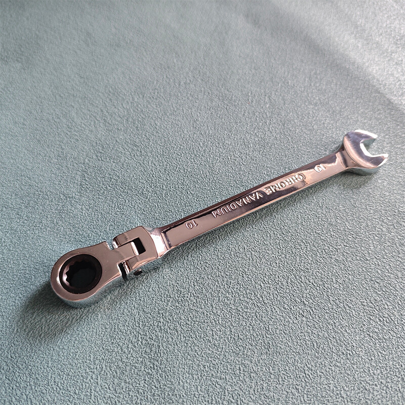 10mm Metric Flexible Head Ratcheting Wrench Spanner Tool Metric Flex Head