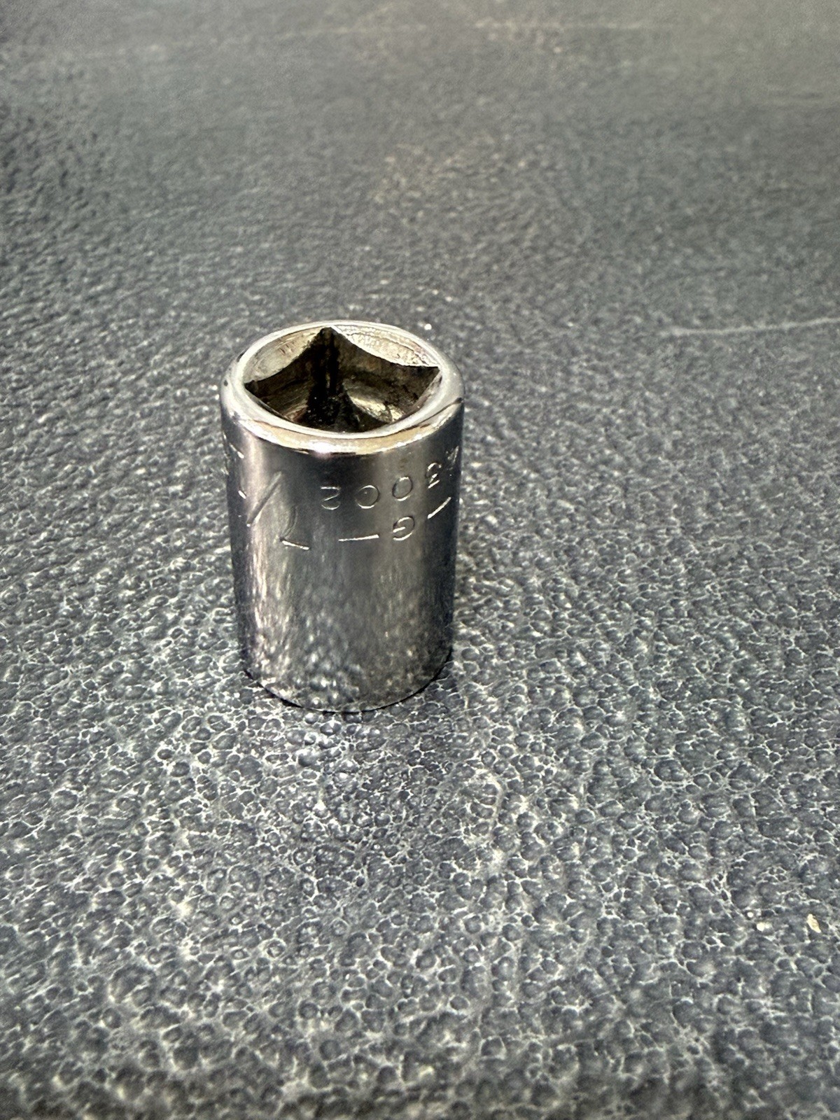 Vtg 7/16″ Craftsman G-Series Part 43002 – 3/8″ Drive 6-Point Socket USA Made