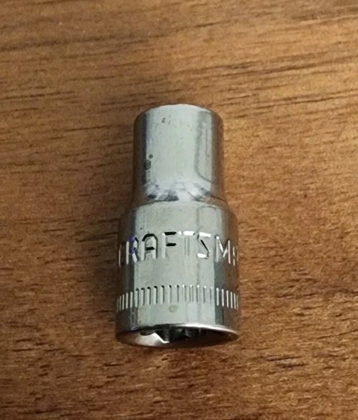 Craftsman 6mm Socket 6 Point 1/4″ S-AC 43502