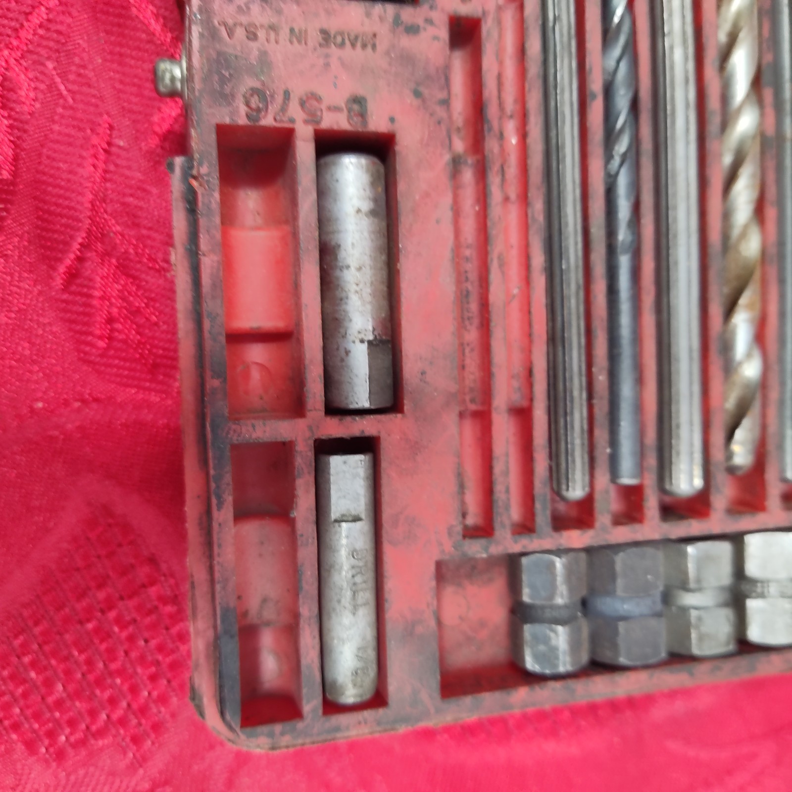 Vintage Blue-Point (Snap-On Corporation) Complete Screw Extractor Set No. 1020