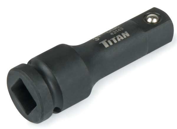 Titan 42143 3-Inch Impact Socket Extension 1/2-Inch Drive