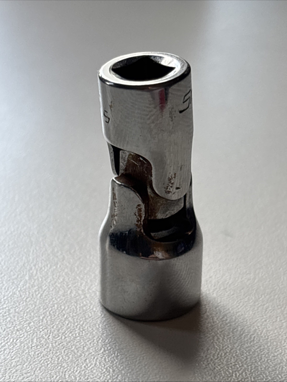 Snap On 1/4” Dr 7/16” 12 Point Shallow Swivel Socket TMU141A 🇺🇸
