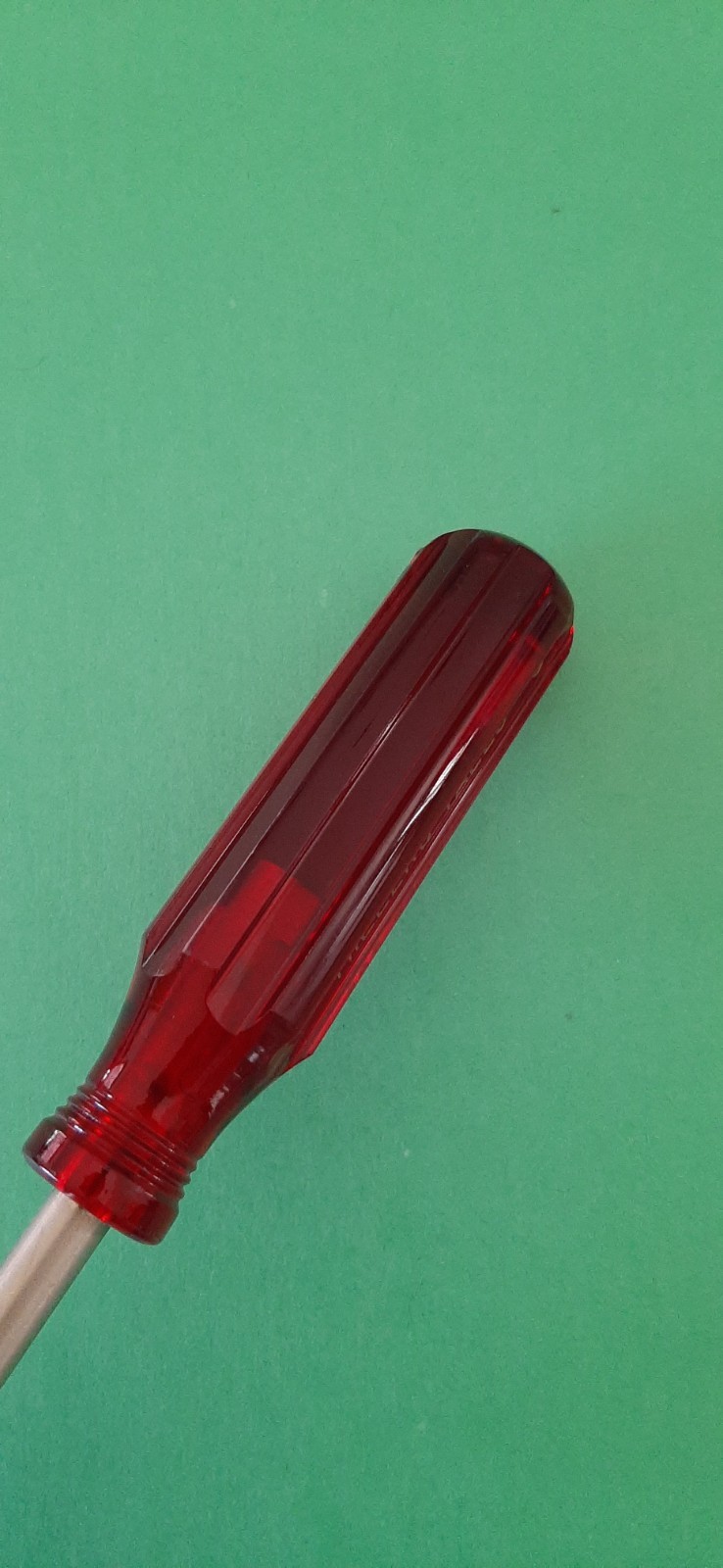 NOS NEW Millers Falls #4 USA No. 850-8 Phillips Head Screwdriver Clear Red E8
