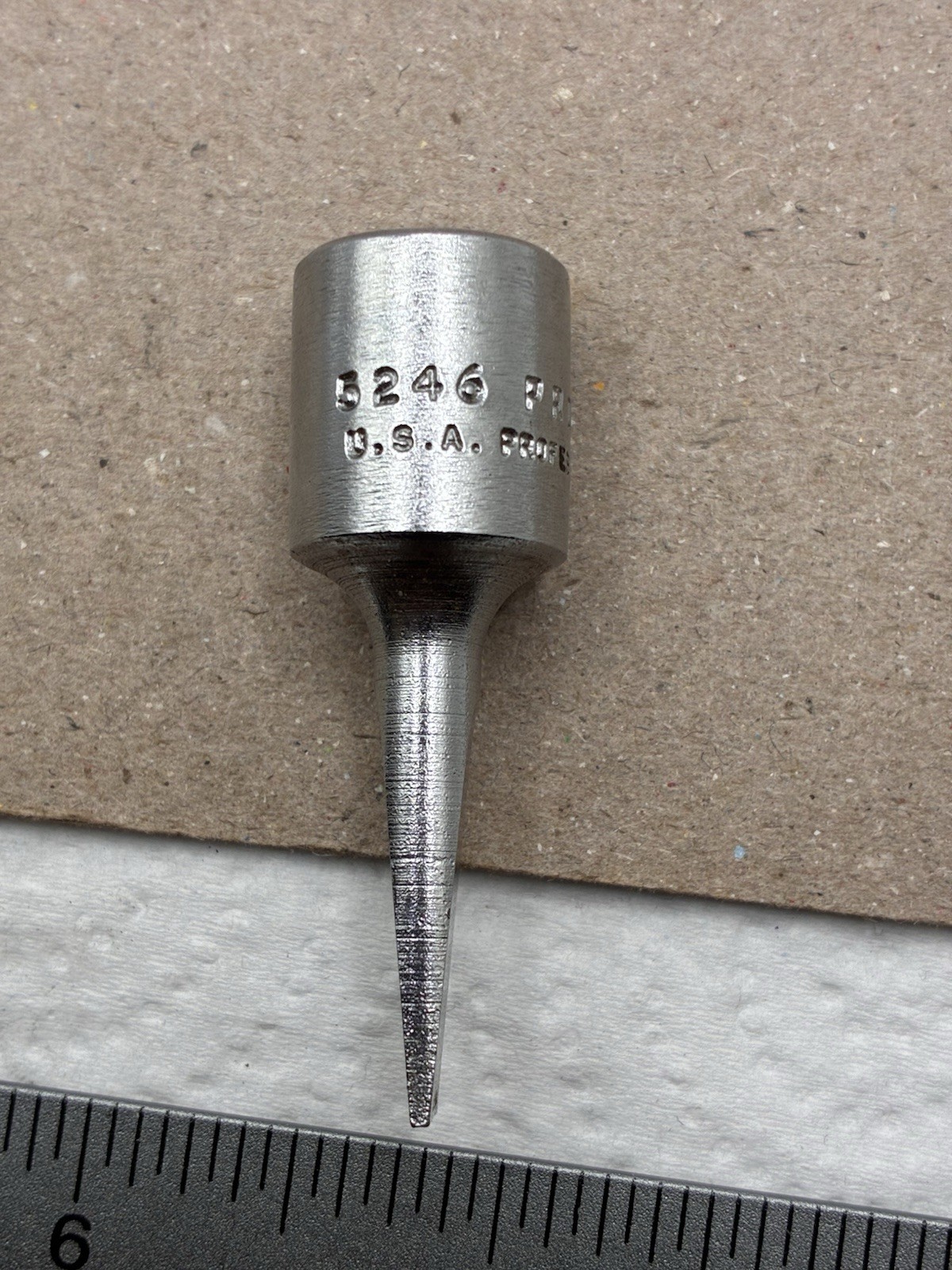 Proto Professional 5246 Flat Tip Slotted Screwdriver Socket Drive 3/8” USA