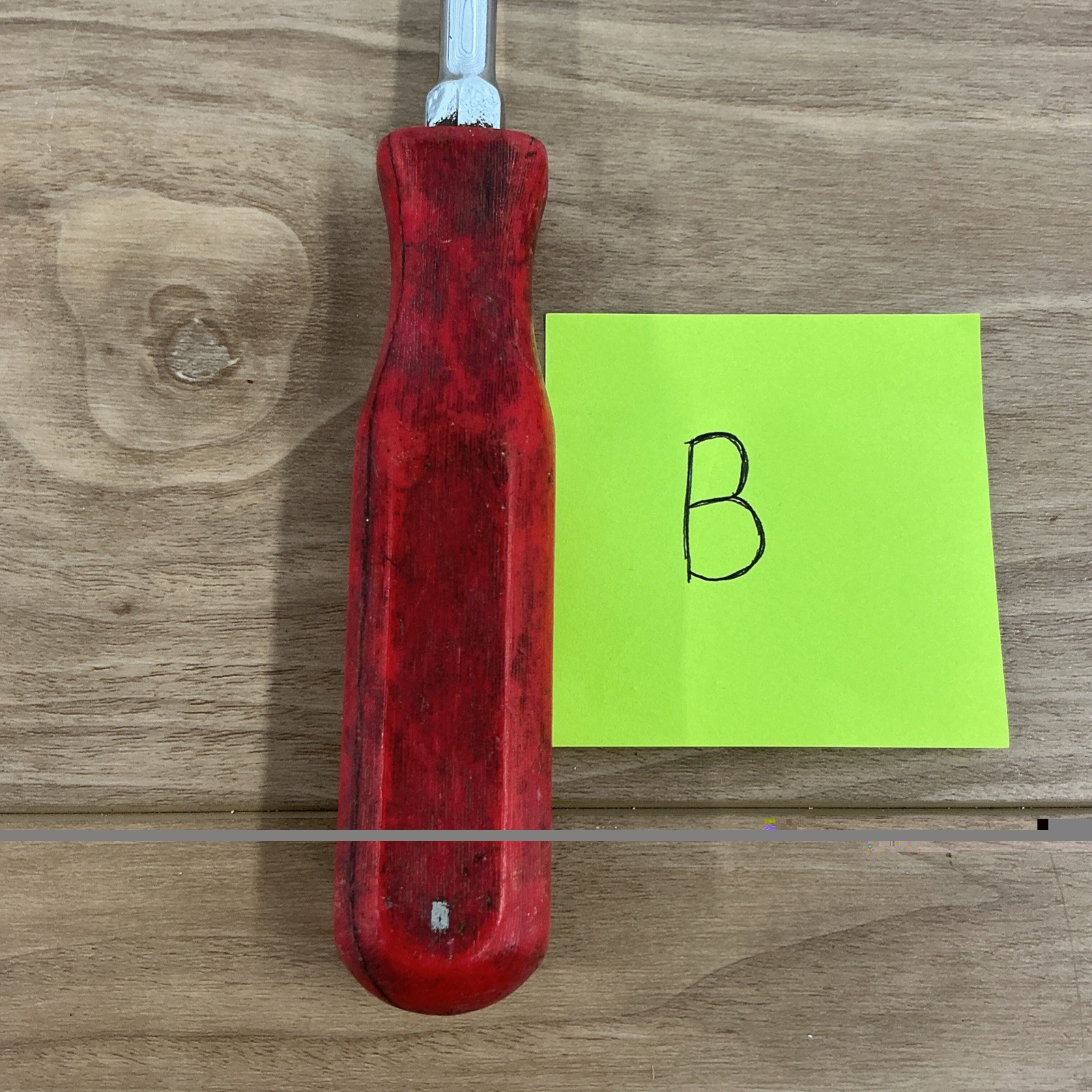 MAC TOOL PKRB8AR Flat Tip Screwdriver with Red Handle 13.5″ Long