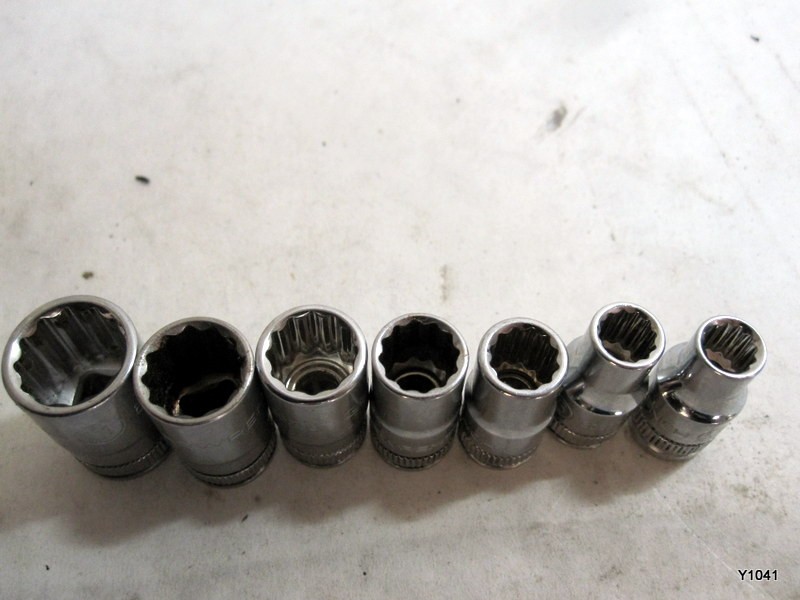 7pc set GEARWRENCH 12-Point Standard Metric Sockets