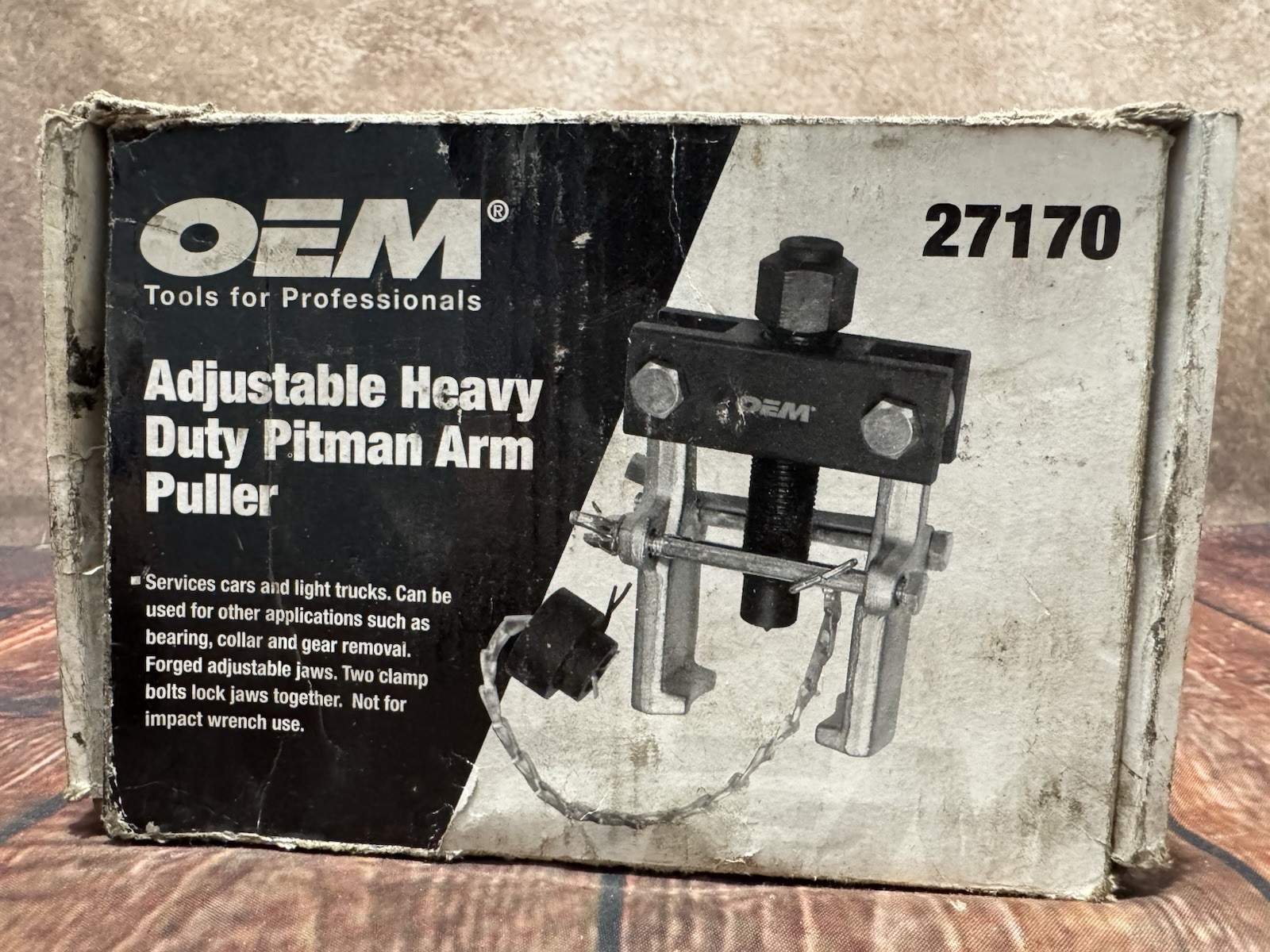 OEMTOOLS 27170 ADJUSTABLE HEAVY DUTY PITMAN ARM PULLER