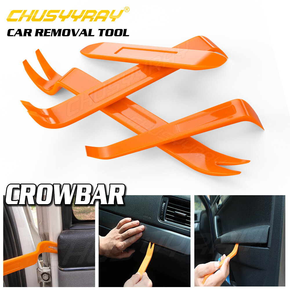 Car Trim Removal Tools 4Pcs Kit Plastic Pry Panel Door Dash Interior Clip Set