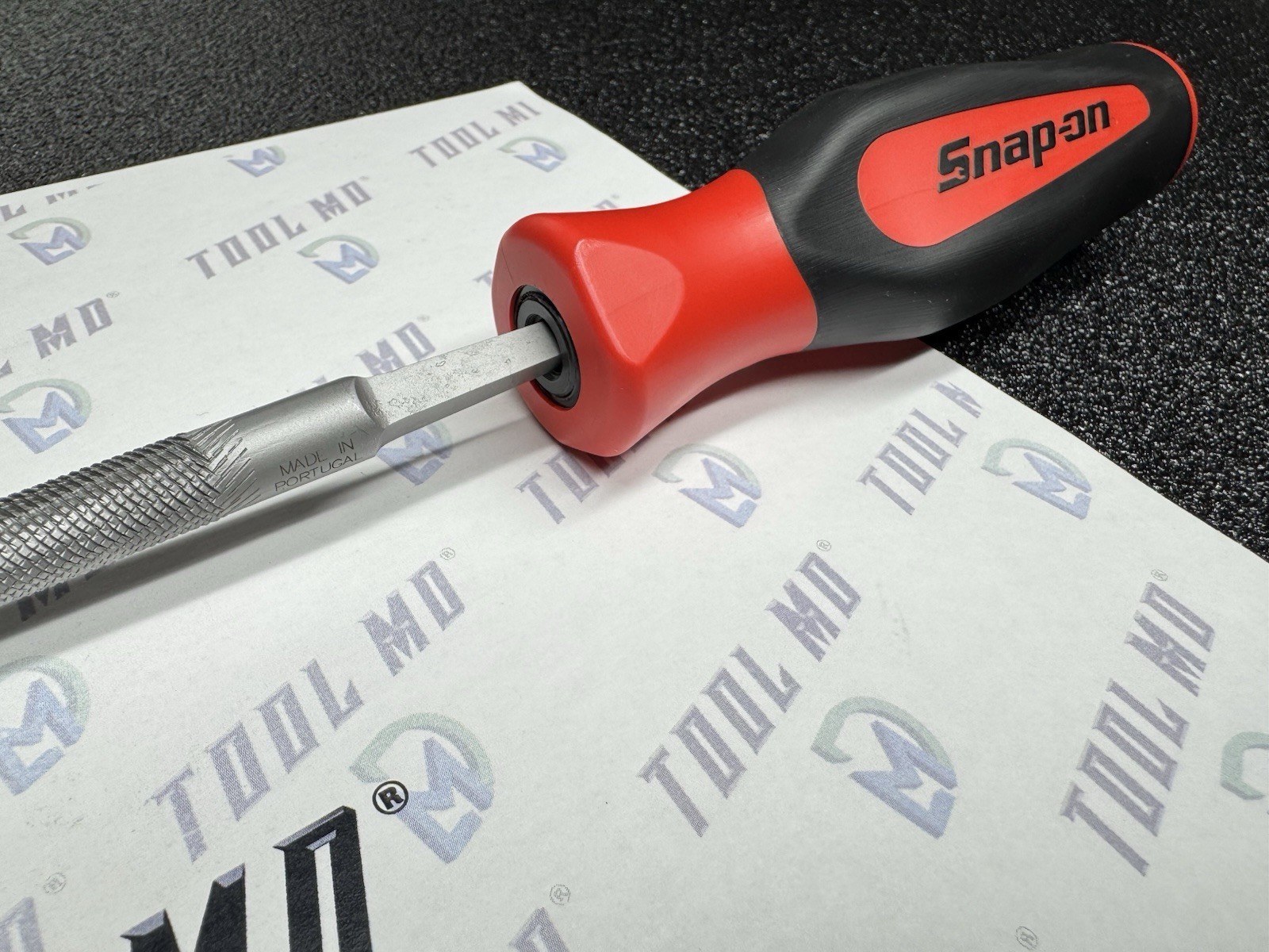 Snap-on Tools NEW RED Soft Grip Round 10” Blade Length File SGHF615B 10R