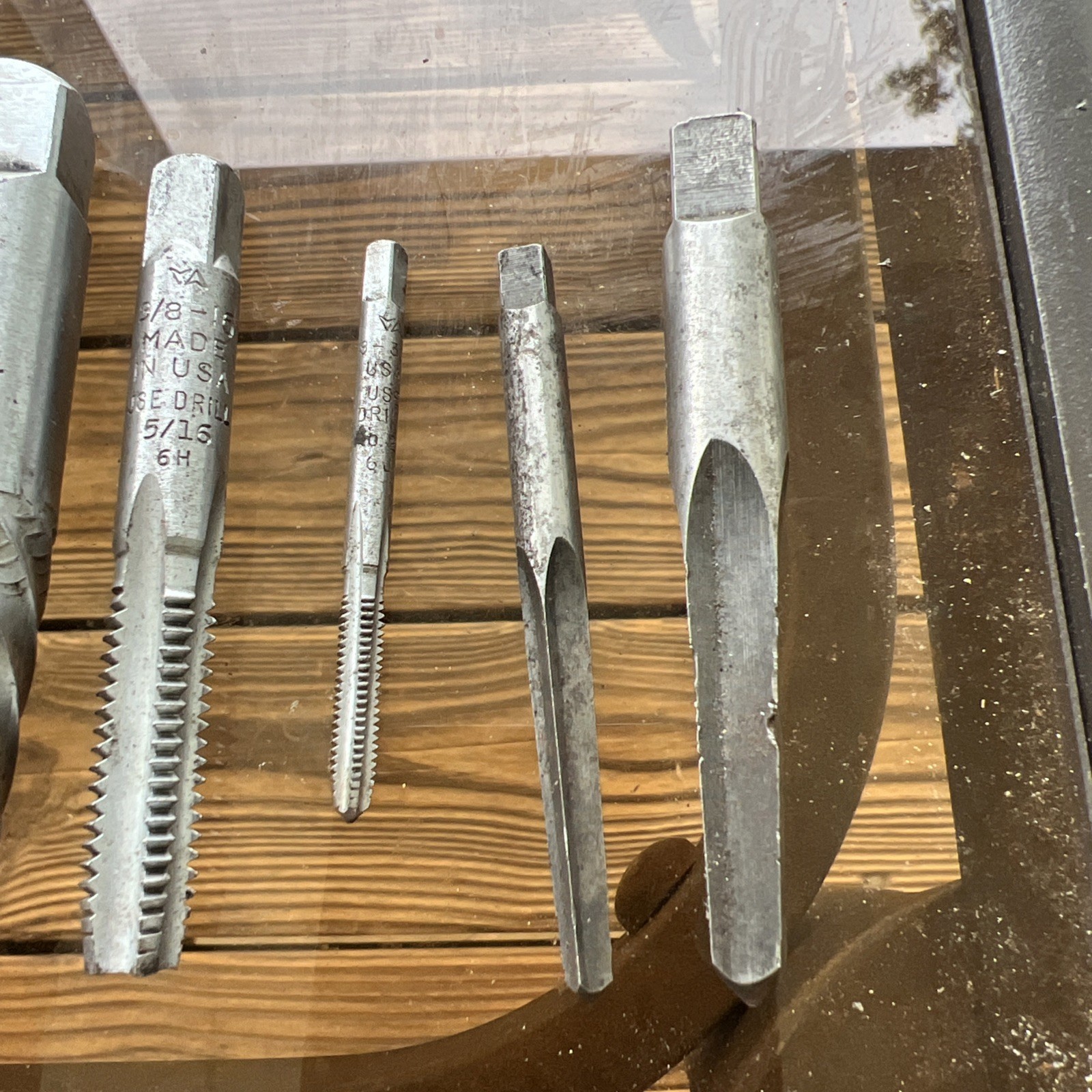 Vintage 7 ACE USA Spiral Screw Extractor /2 Hanson/3 VA/ 1 Morse / 2 Unmarked