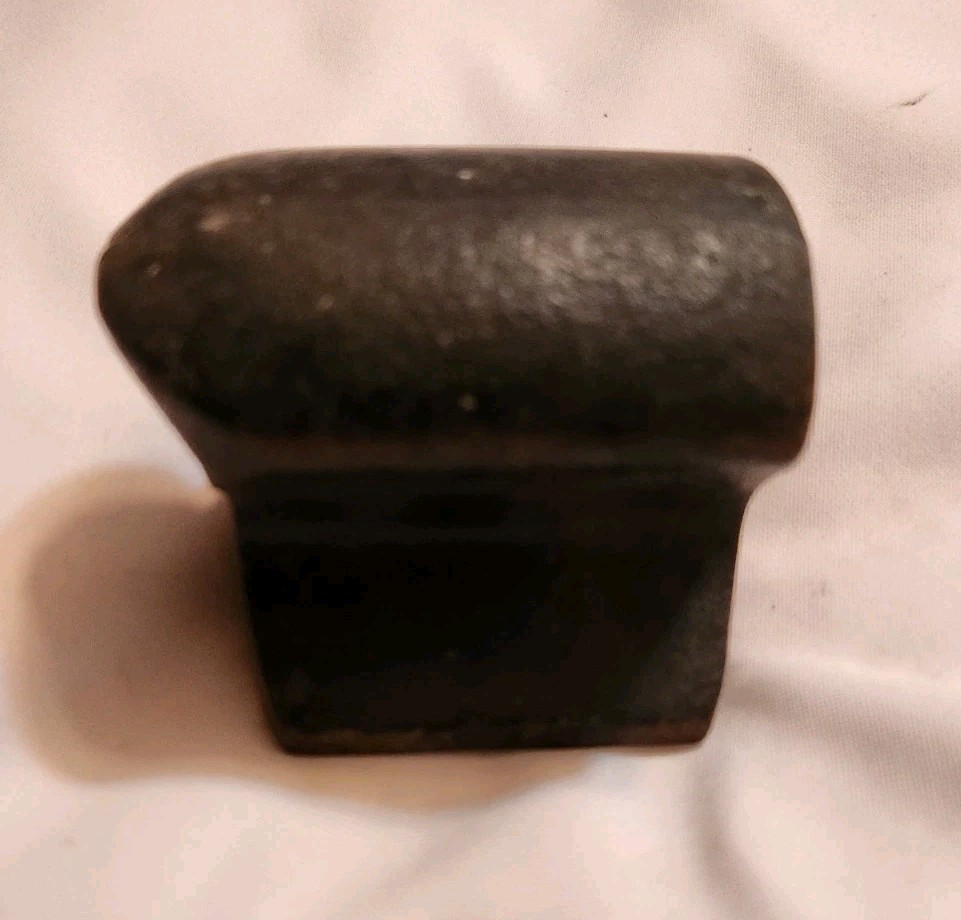 Vintage Auto Body Fender Repair Curved Hand Dolly Anvil Dollie & Comma Shaped