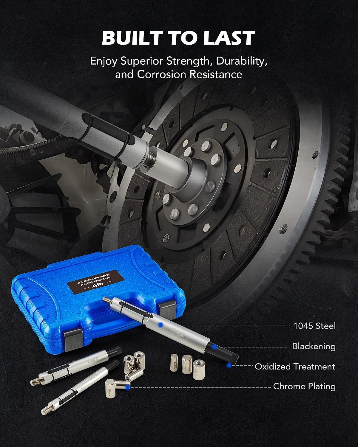 11pc Heavy-Duty Universal Clutch Centering Tool Set for Precise Disc Alignment