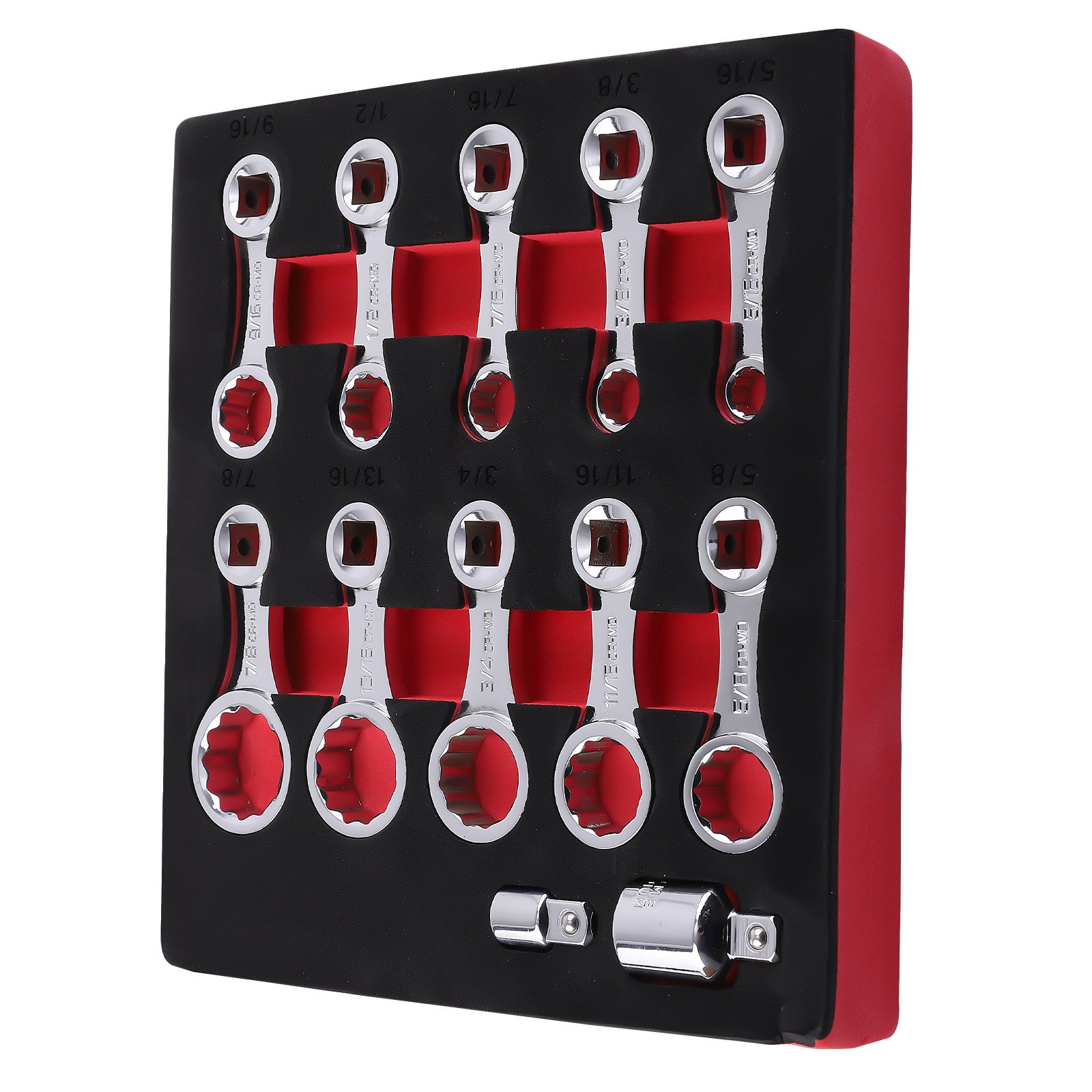 12 Point Torque Adapter Set 1/2″ 9/16″ 5/8″ 11/16″ 3/4″ 13/16″ 7/8″ 1/2» QME