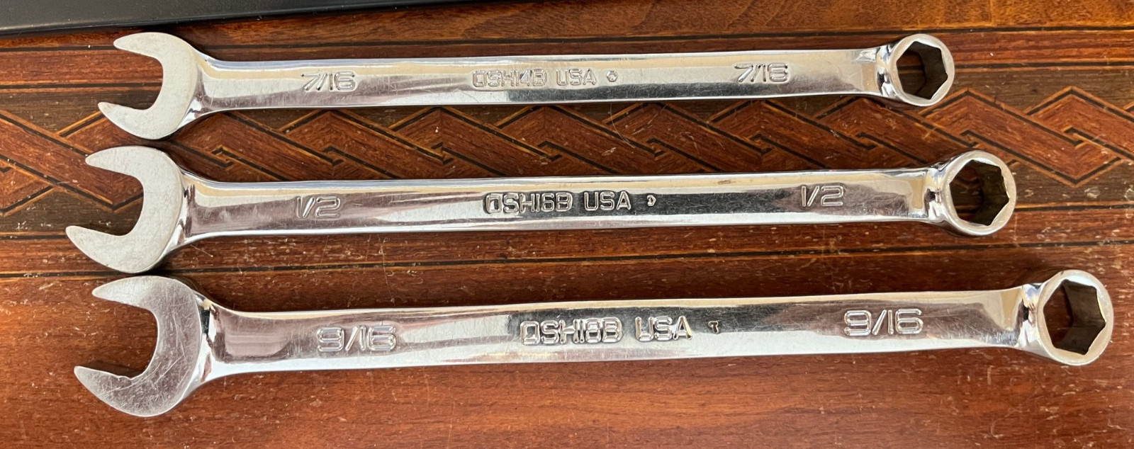 Snap-on OSH707B 6 Point Combination Wrench Set 8-Piece 5/16″-3/4″ Save $$$$
