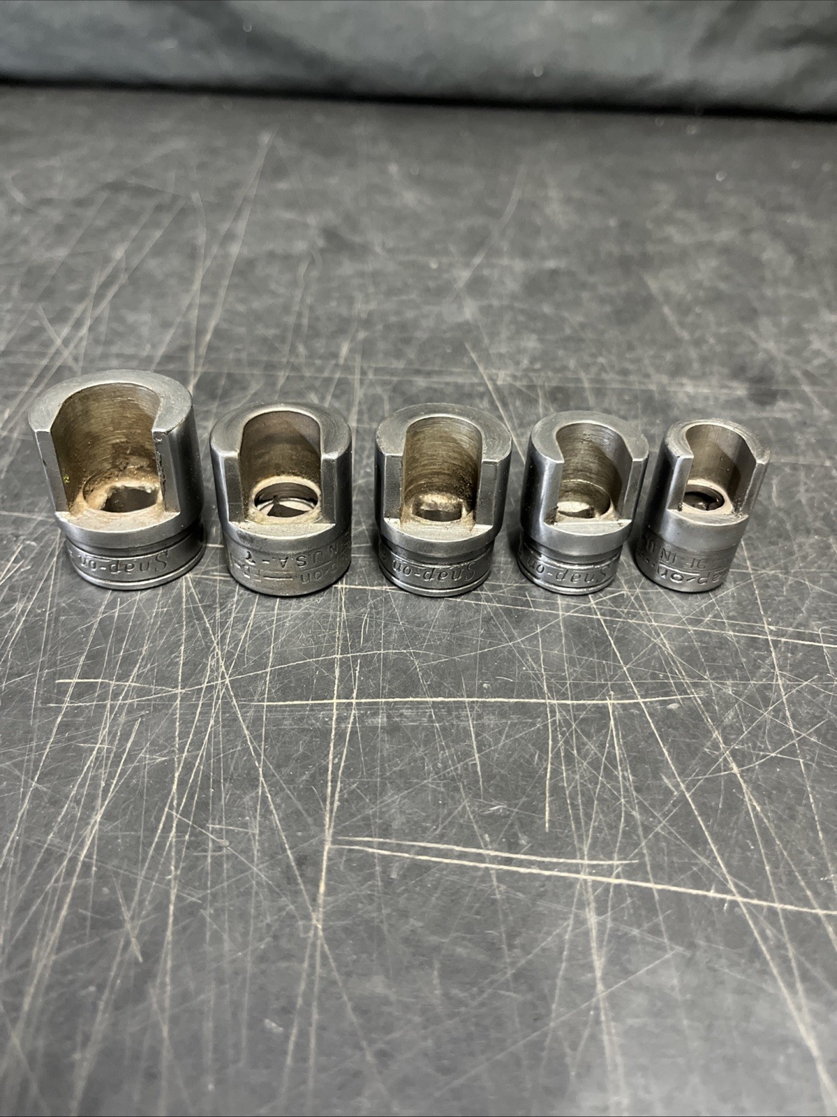 Snap On 5pc Weather Head Sockets 3/8” Drive. FD220, FD10, FD180, FD160, FD6 USA