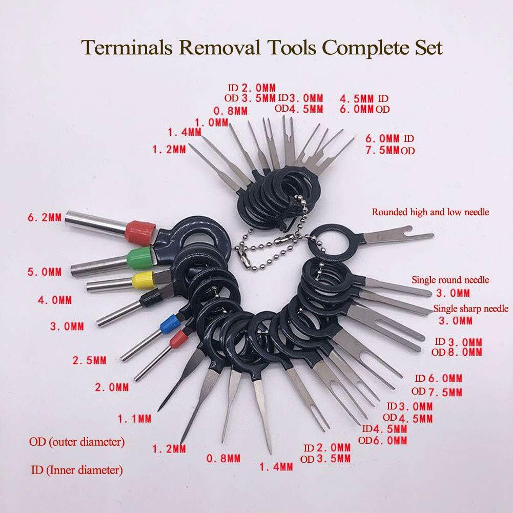 26Pcs Car Terminal Removal Tool Kit Wire connector Pin Release Extractor Puller