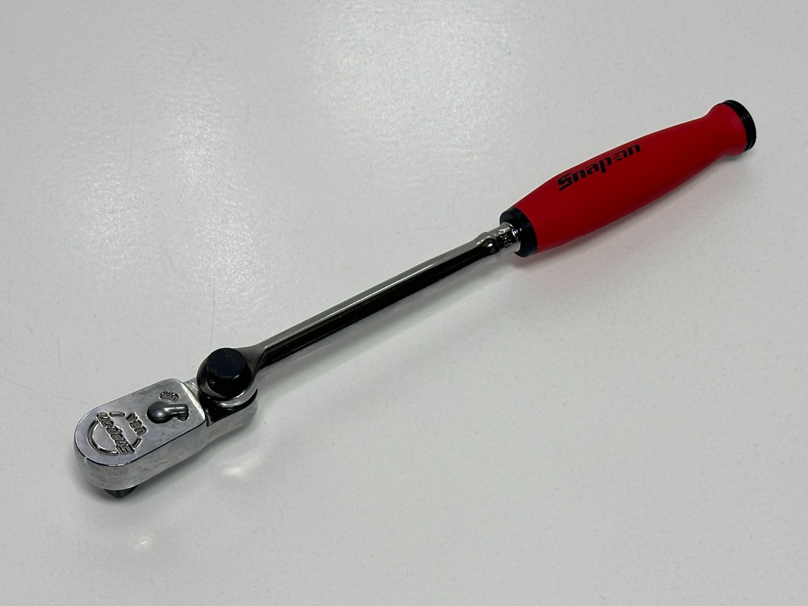 🇺🇸 Snap-on Tools USA RED 3/8″ Drive Compact Multi-Position Indexing Ratchet