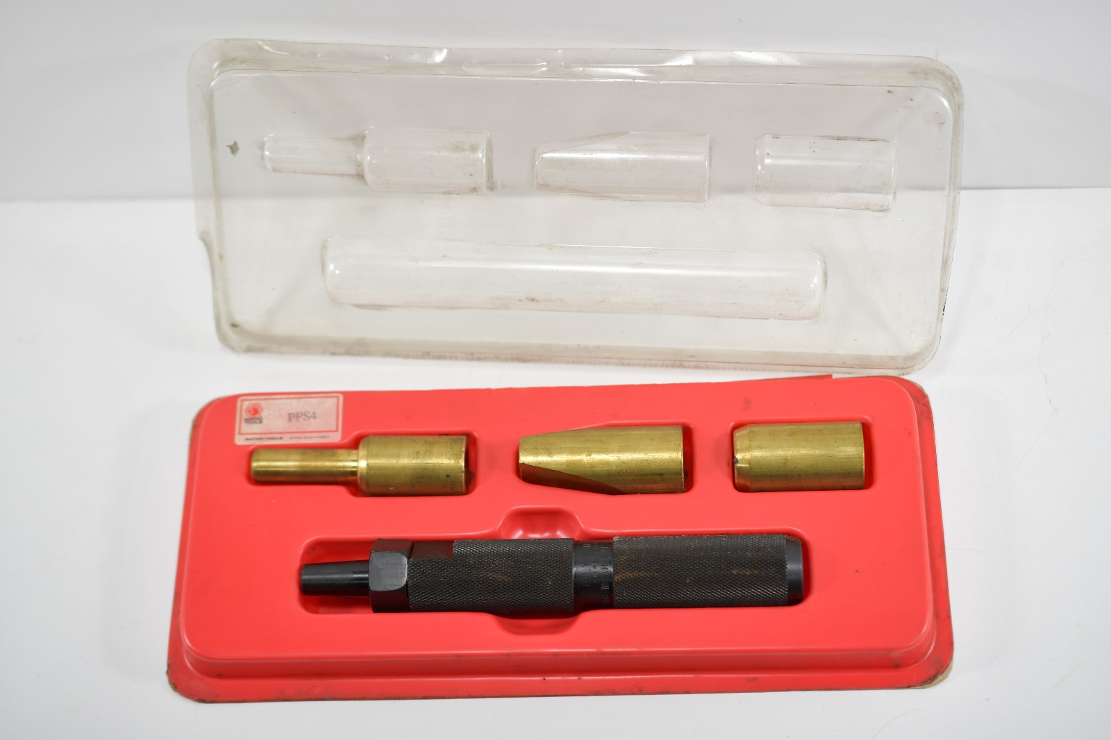 Matco Tools PPS4 4 Piece Poly-Punch Brass Drift Punches with Holder USA O024