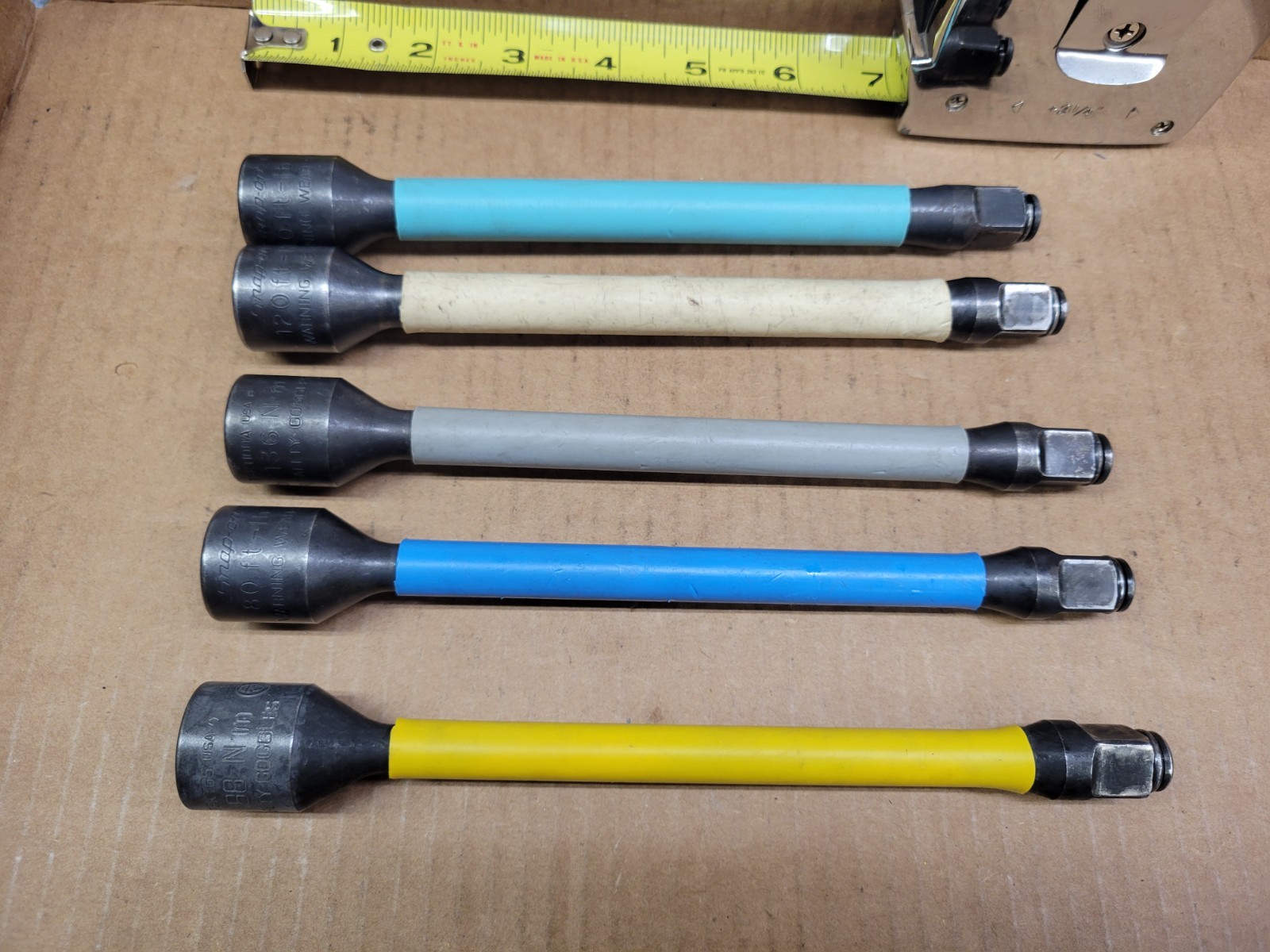 Snap On / Blue Point 1/2″ Drive 5-Piece Torque Stick Set