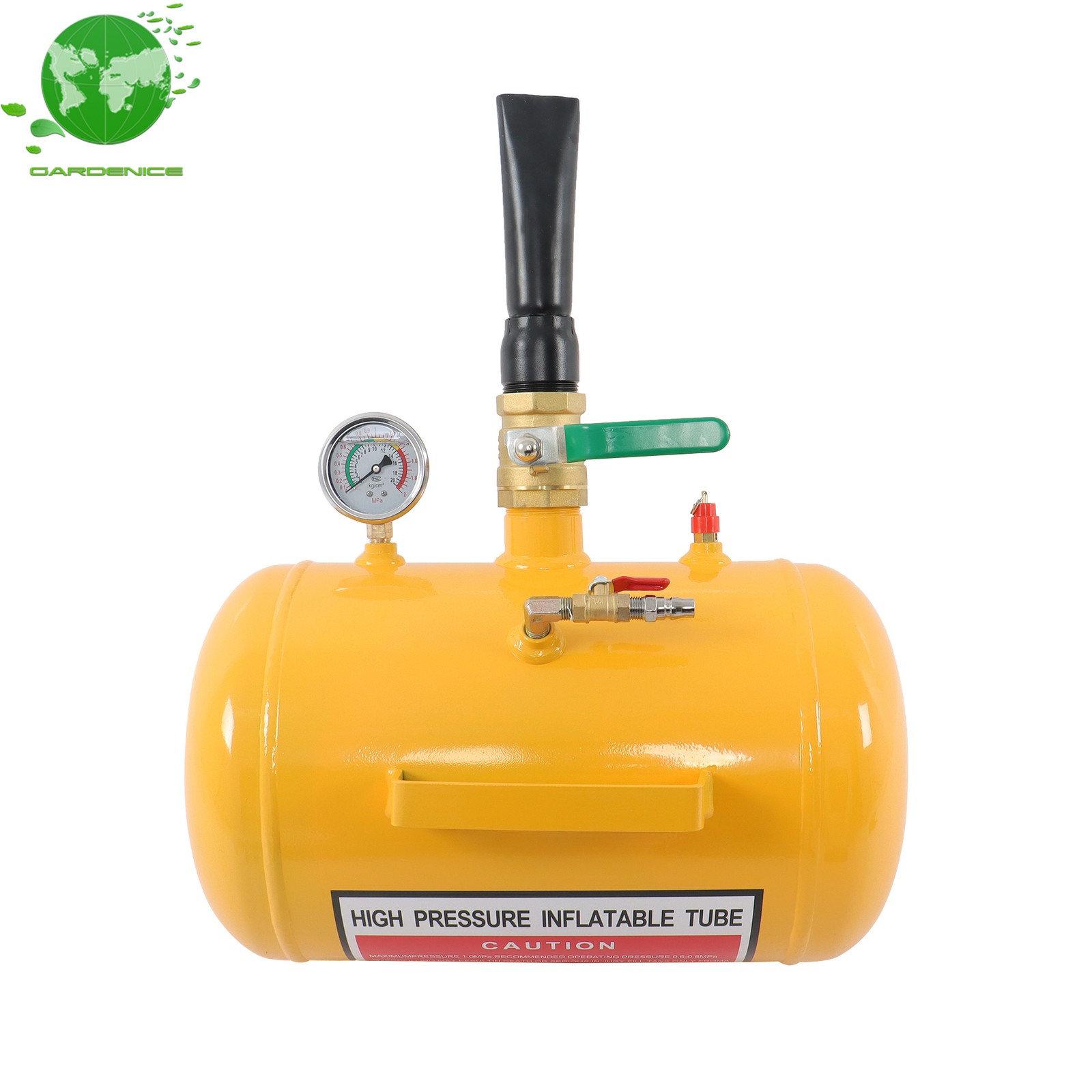 5 Gallon Heavy Duty Air Tire Bead Seater Blaster Seating Tool 145 psi Yellow