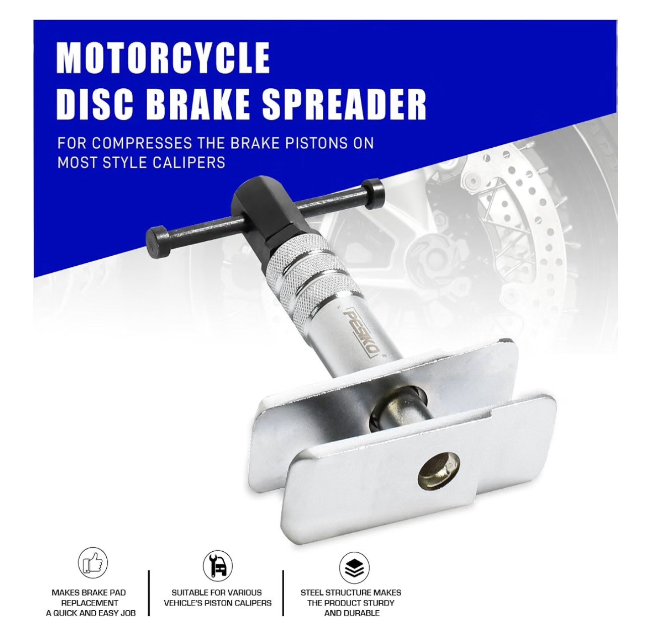 Heavy Duty Brake Caliper Spreader Tool Motorcycles, Cars & SUVs (FREE SHIPPING )
