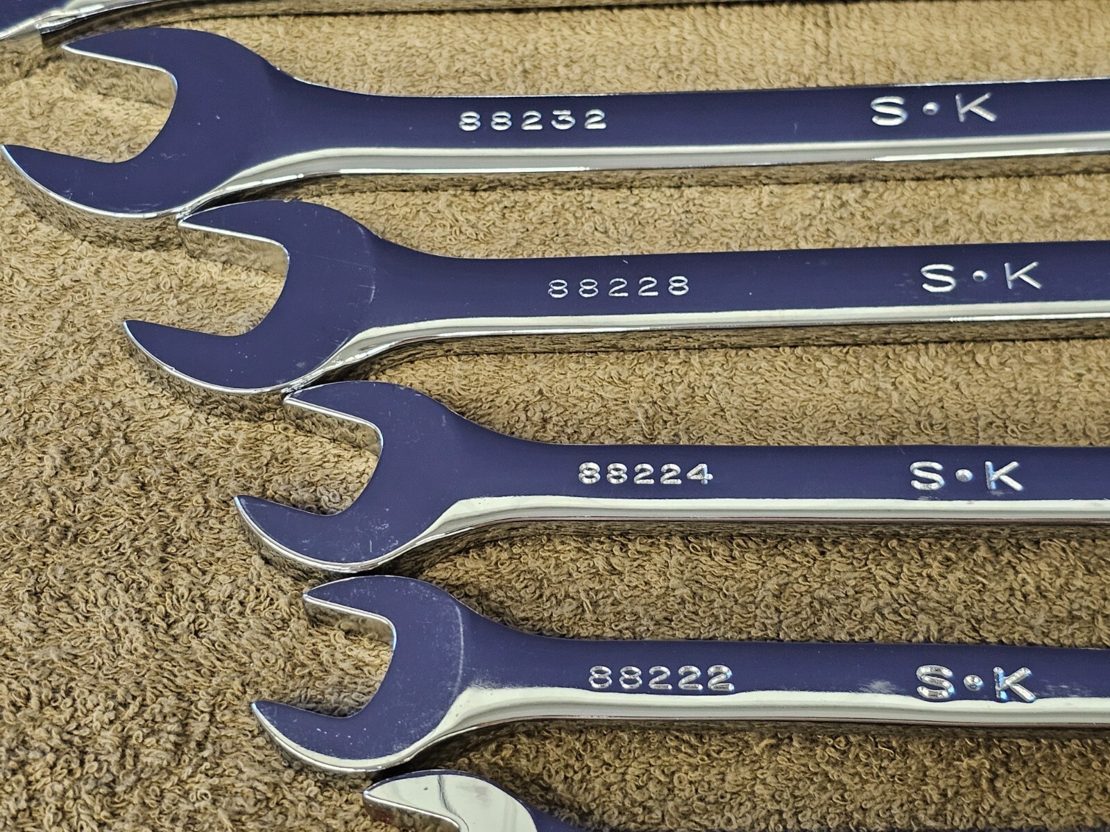 SK Combination Wrench Set SAE 88232 1-1/4 7/8 3/4 9/16 1/2 3/8 1/4 10mm 88000