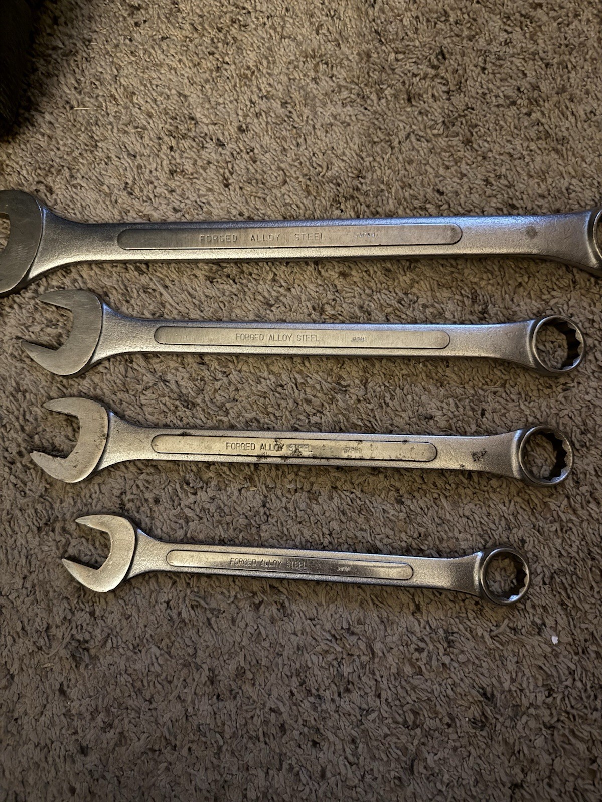 4 – VTG Continental Forged Alloy Steel SAE Combination Wrenches Japan