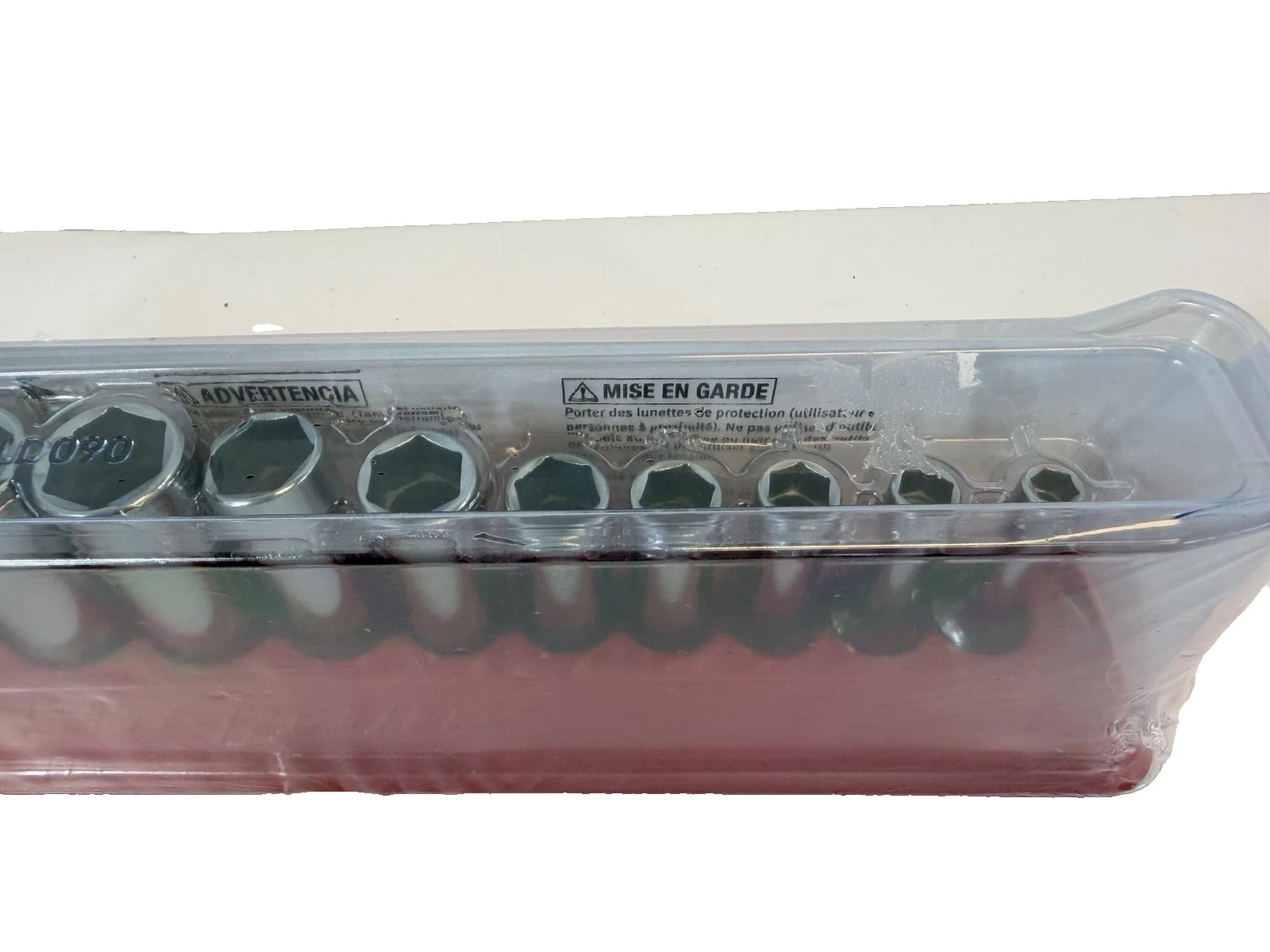 Snap-on 11 pc Tools 11pc 3/8″ Drive SAE 6 Point Deep Chrome Socket Set 211SFSY