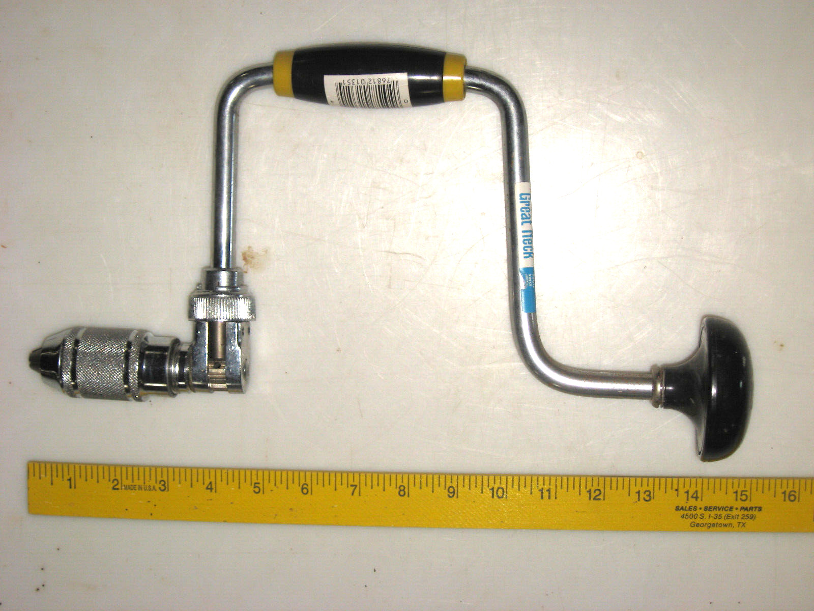Vintage Hand Drill, by Great Neck