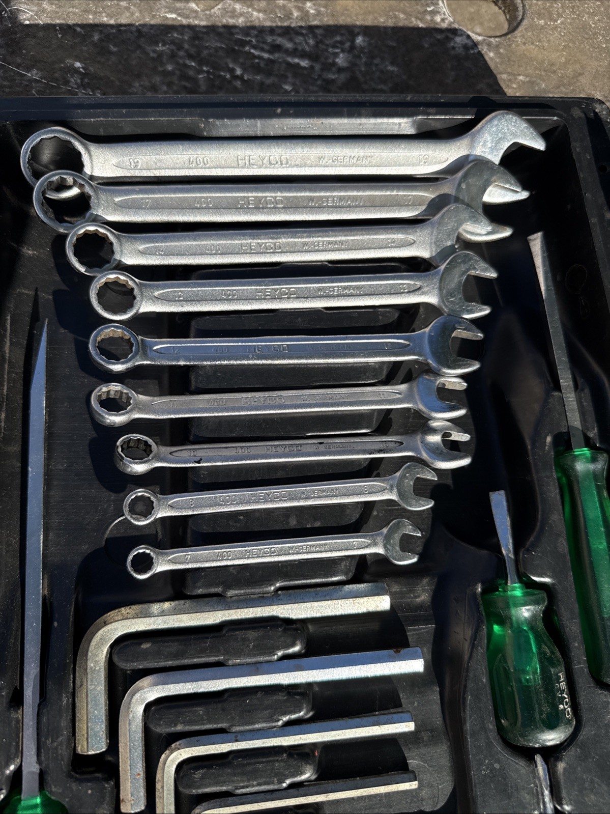 Vintage Heyco Expert Plus 42 Piece Tool Set METRIC (Chrome-Vanadium West Germany