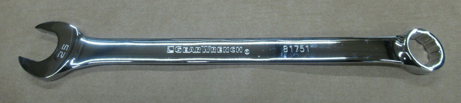 GEARWRENCH 81751 25 MM 12 POINT LONG PATTERN COMBINATION WRENCH