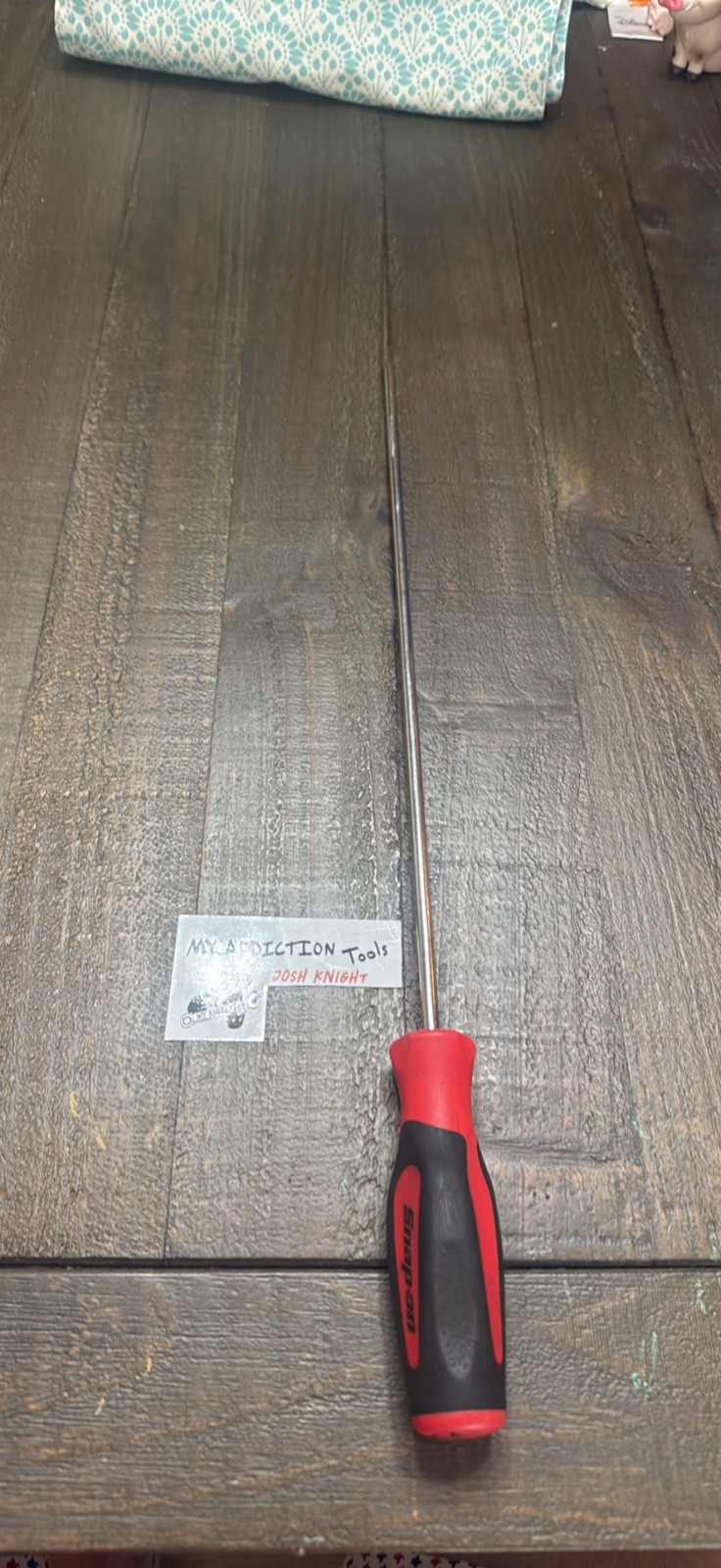 Snap on SGDP162B extra long number 2 Phillips screwdriver red soft grip