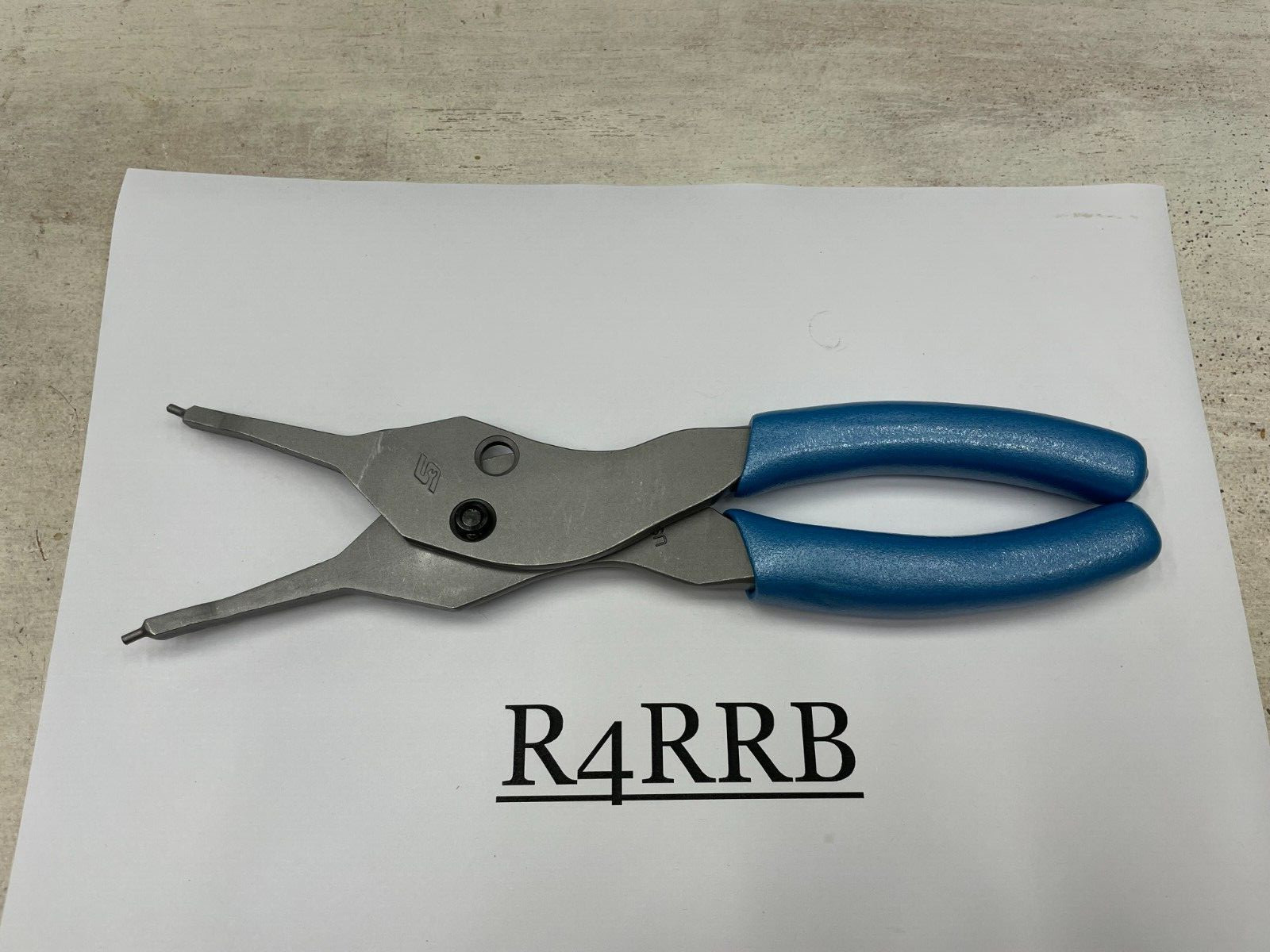 Snap-on Tools Style PEARL BLUE .090 Straight Tip Snap Ring Pliers SRPCR9000PB
