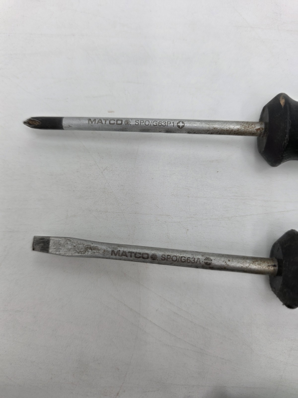 Matco Screwdriver Set Ergonomic Felt Grips Witte Germany 5 Pieces Green