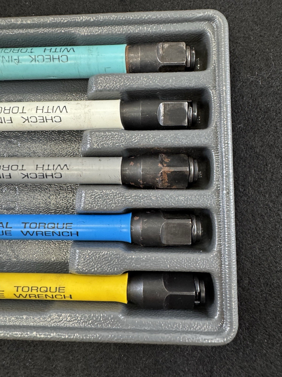 Snap-On 305TSKTA 5 pc Torque Limiting Color Coded Extension Set