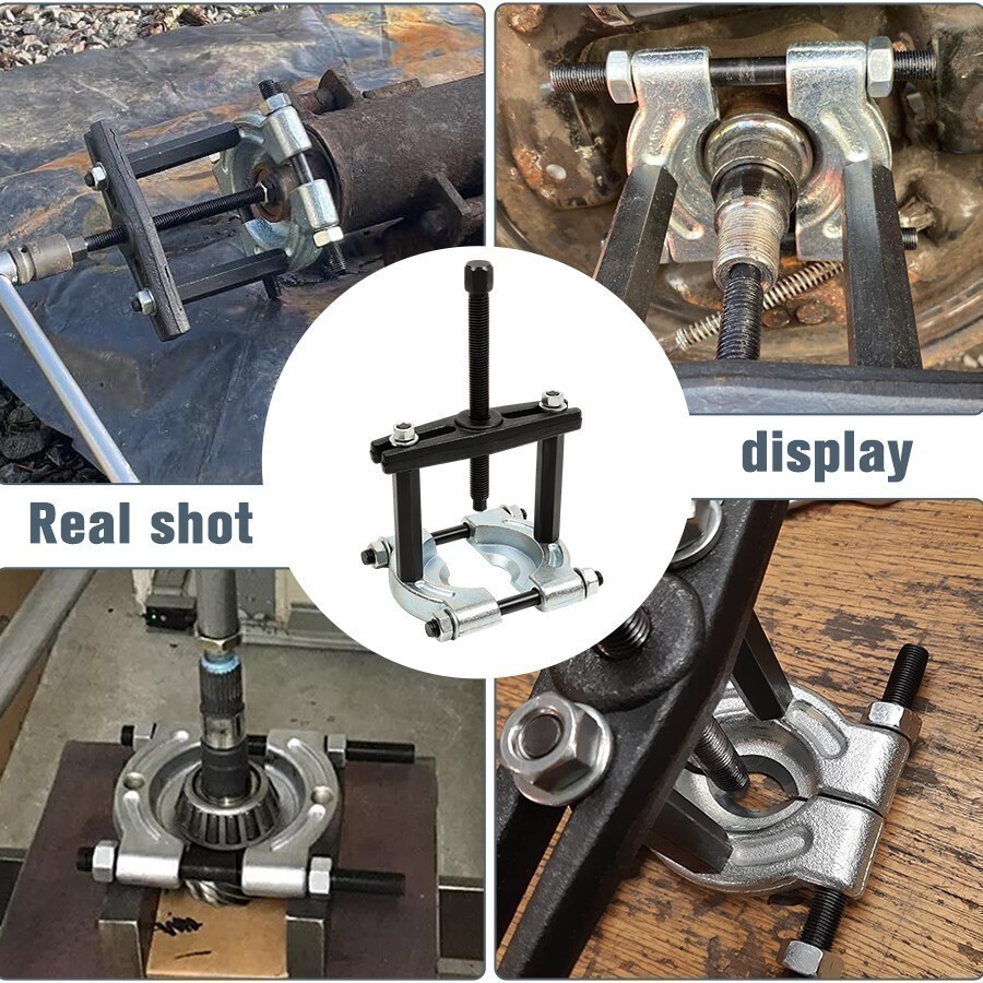 12PCS Heavy Duty Bearing Separator Removal Tool Kit Wheel Hub Axle Puller Set