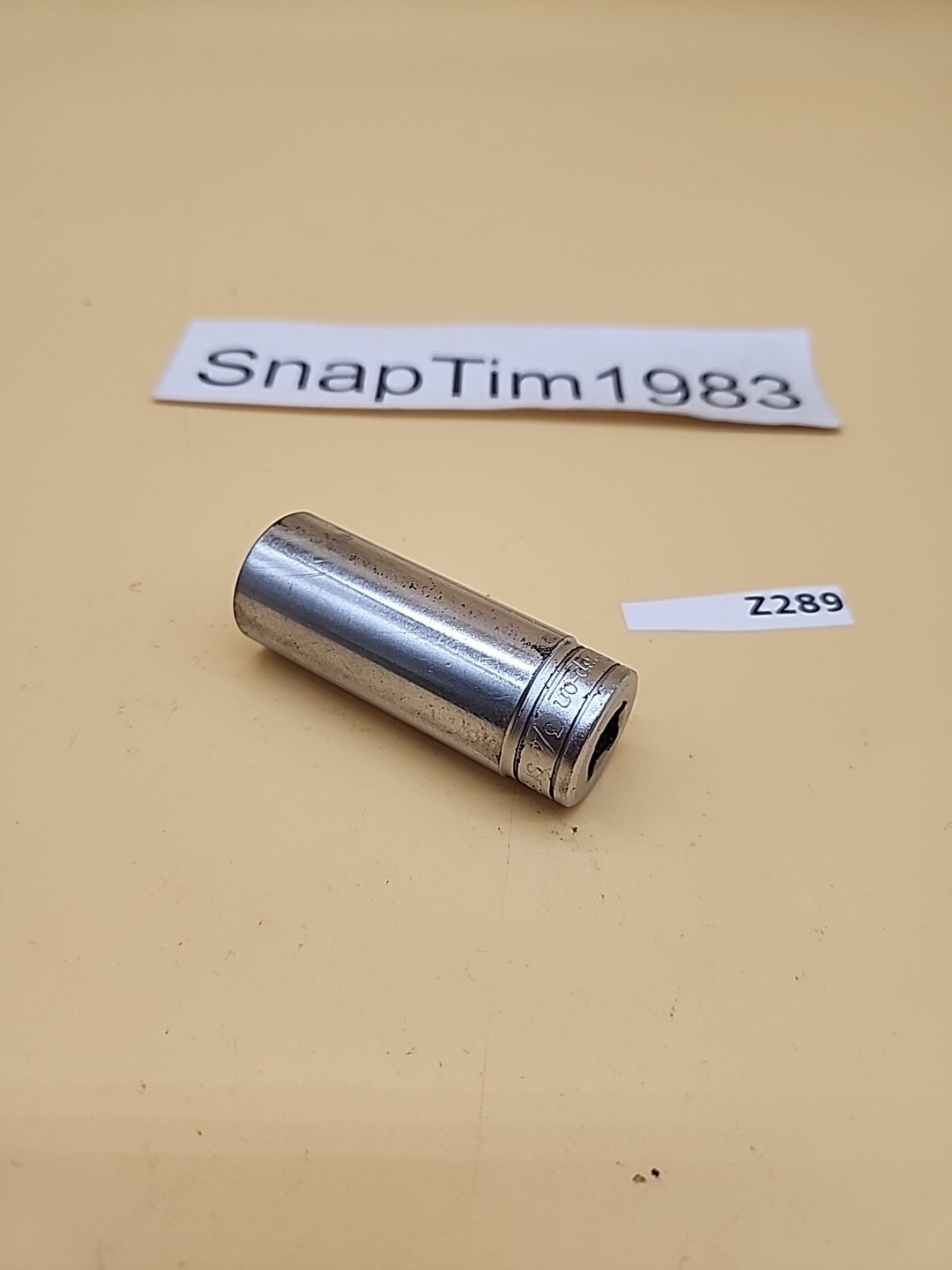 Snap-on Tools 3/8″ Drive 6-Point 3/4″ Flank Drive Deep Socket SFS241 USA